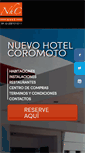 Mobile Screenshot of nuevohotelcoromoto.com