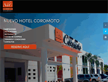 Tablet Screenshot of nuevohotelcoromoto.com